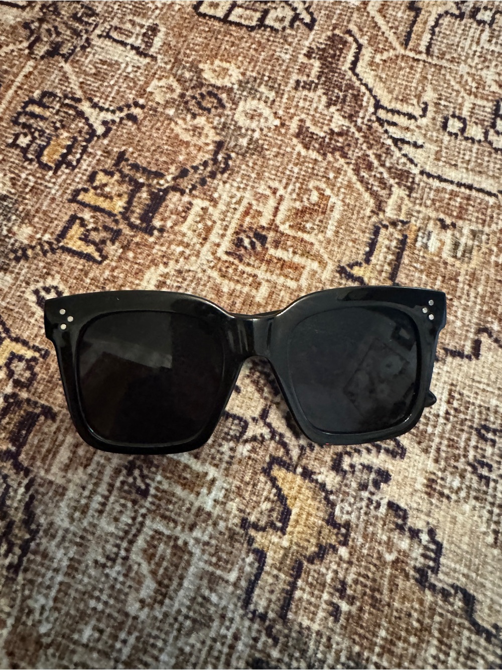 Black Square Oversized Sunglasses